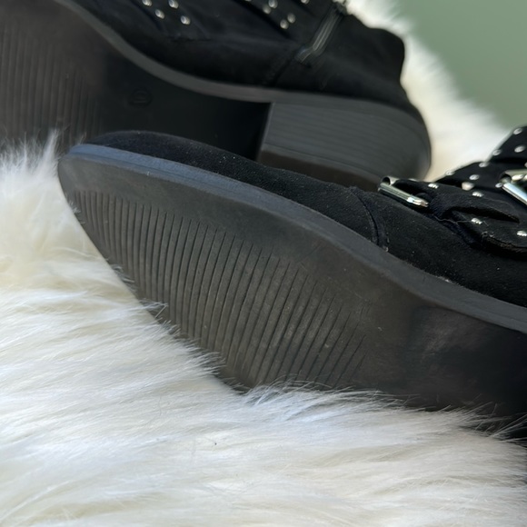 Black Studded Ankle Boots - Picture 5 of 5